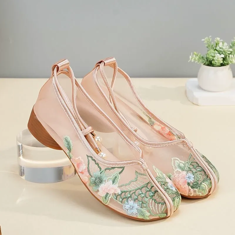 Hand Embroidered Breathable Sandals