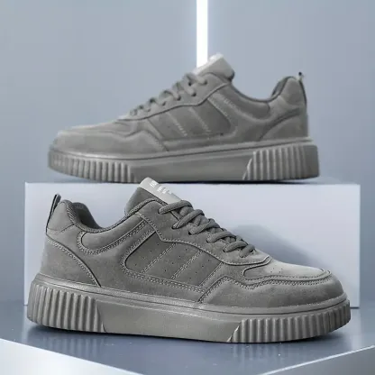 Men's Lightweight Lace-Up Casual Sneakers