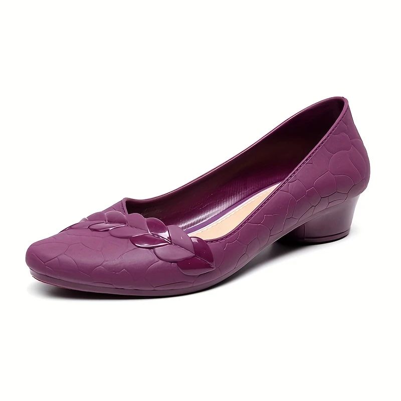 Elegant EVA Block Heel Flats for Women
