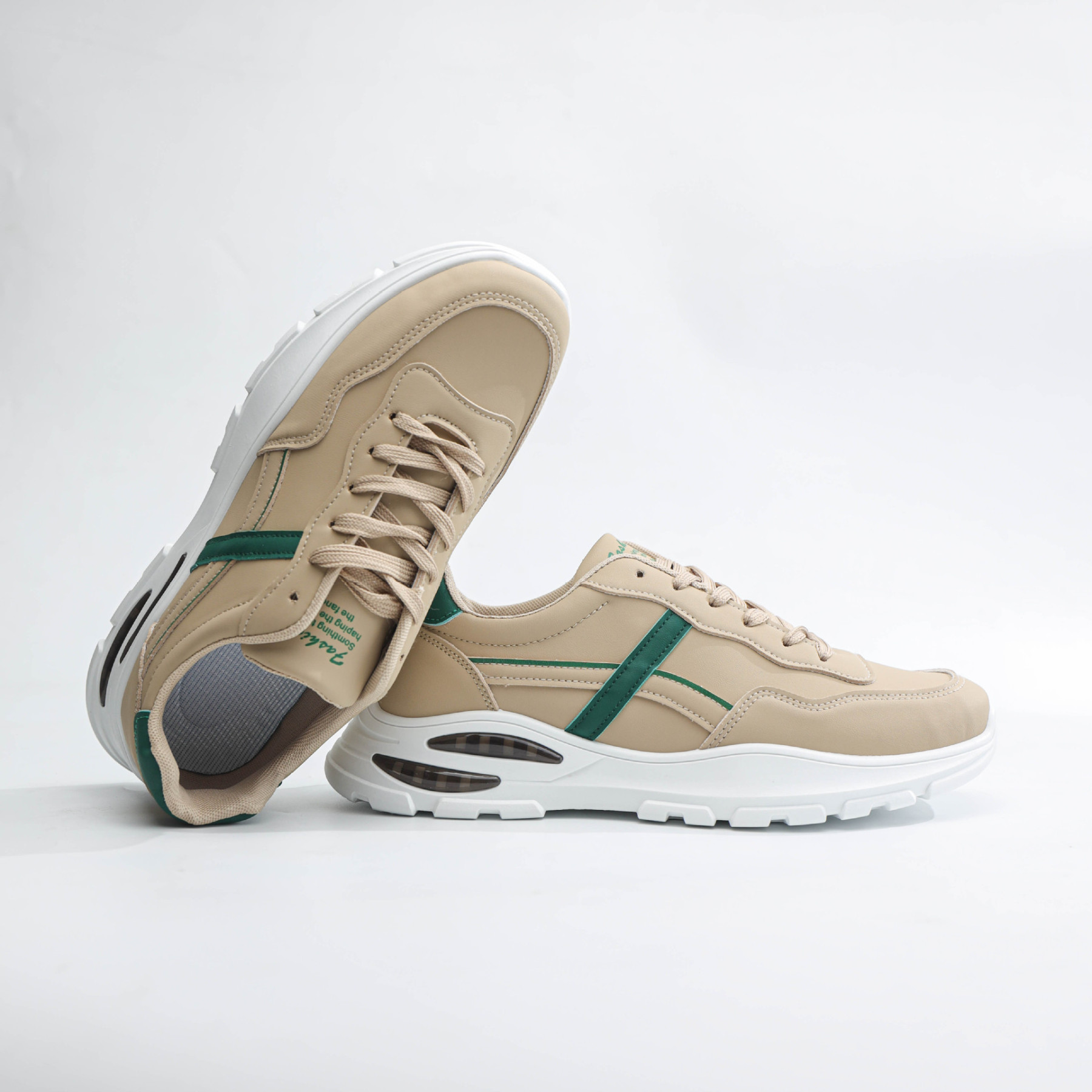 Men’s AIR Bubble Trainers, Lightweight Breathable Casual Sneakers Gym Sports Shoes, Lace Up Comfortable Durable Running Trainers