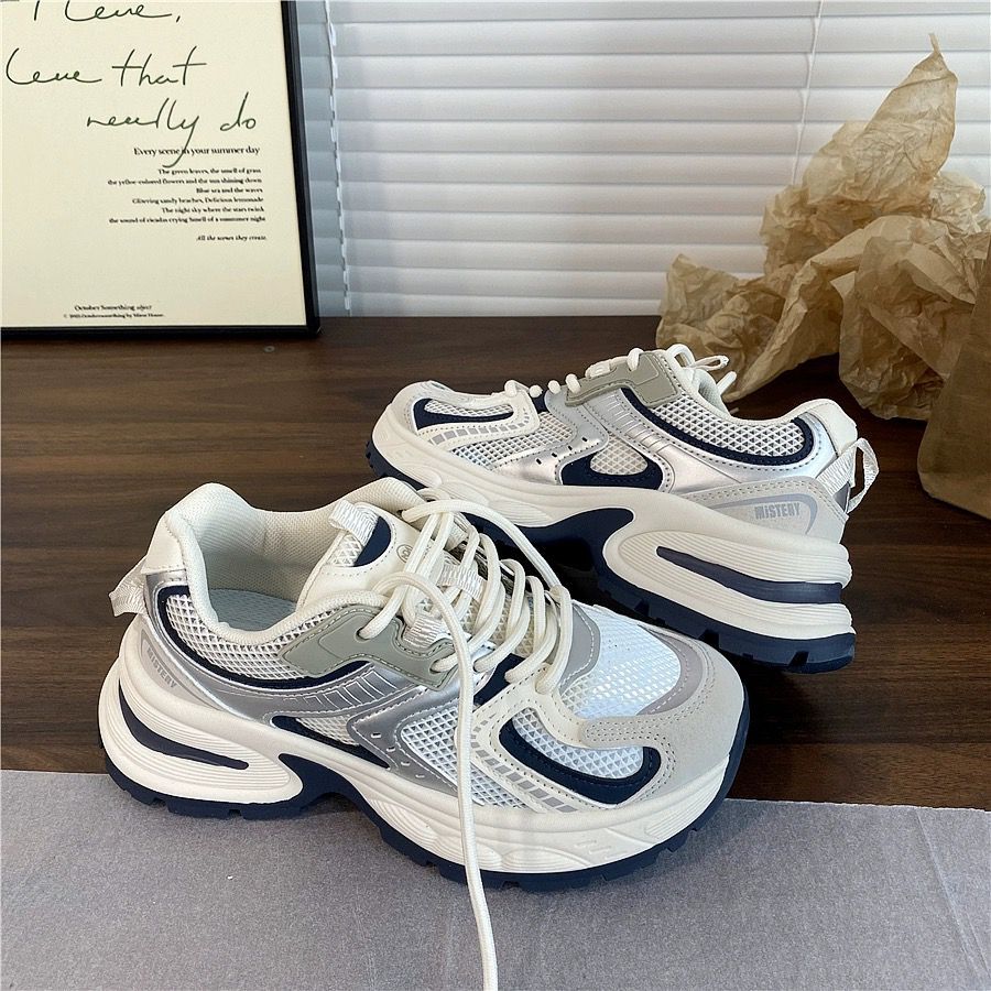 Thick Shoes Casual Sporty Breathable Height Increasing Sneakers