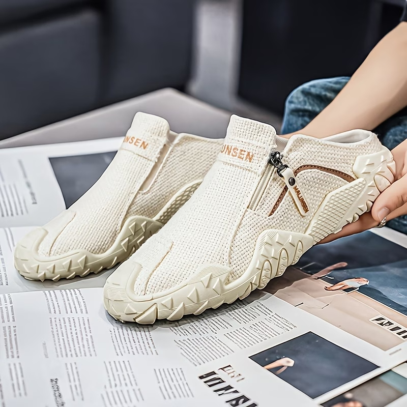 Men'S Lightweight Linen Mule Slippers