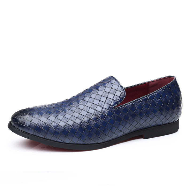 Braided Shoes Breathable Business Casual Handmade Loafers