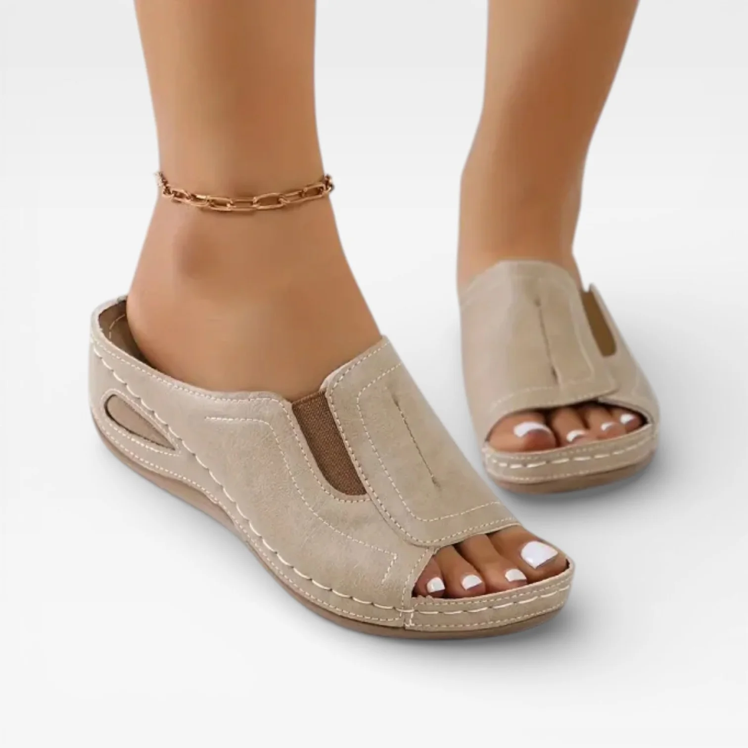 Women’s Casual Summer Sandals – Easy Slip-On Fit