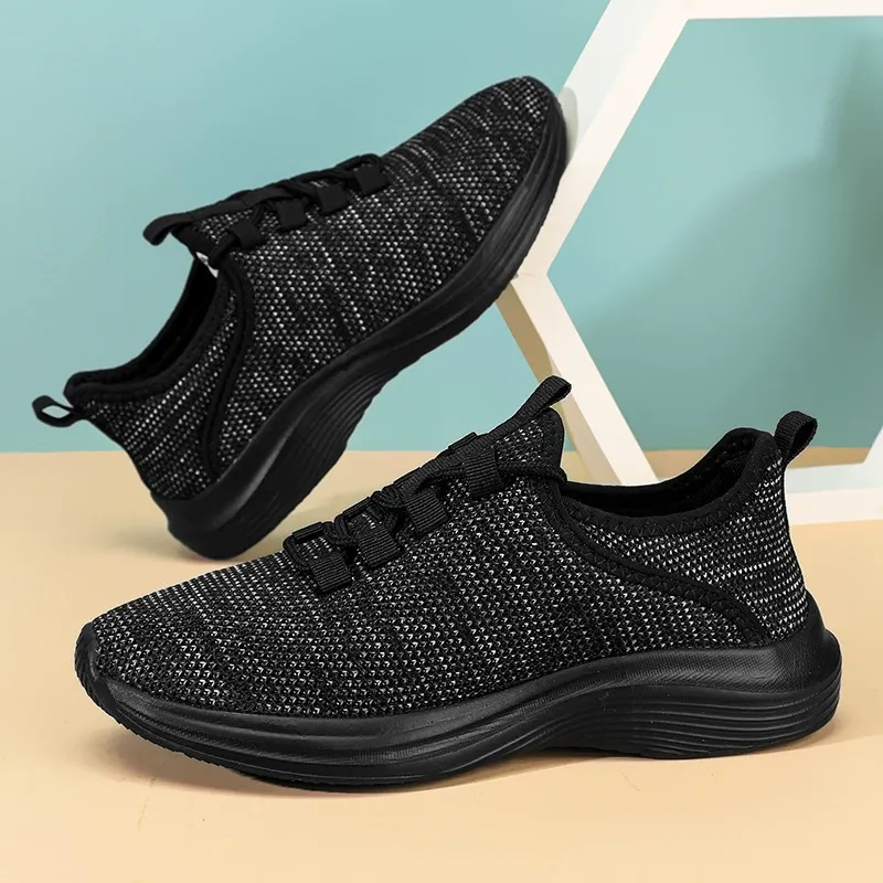 Women's Breathable Lace-up Running Shoes