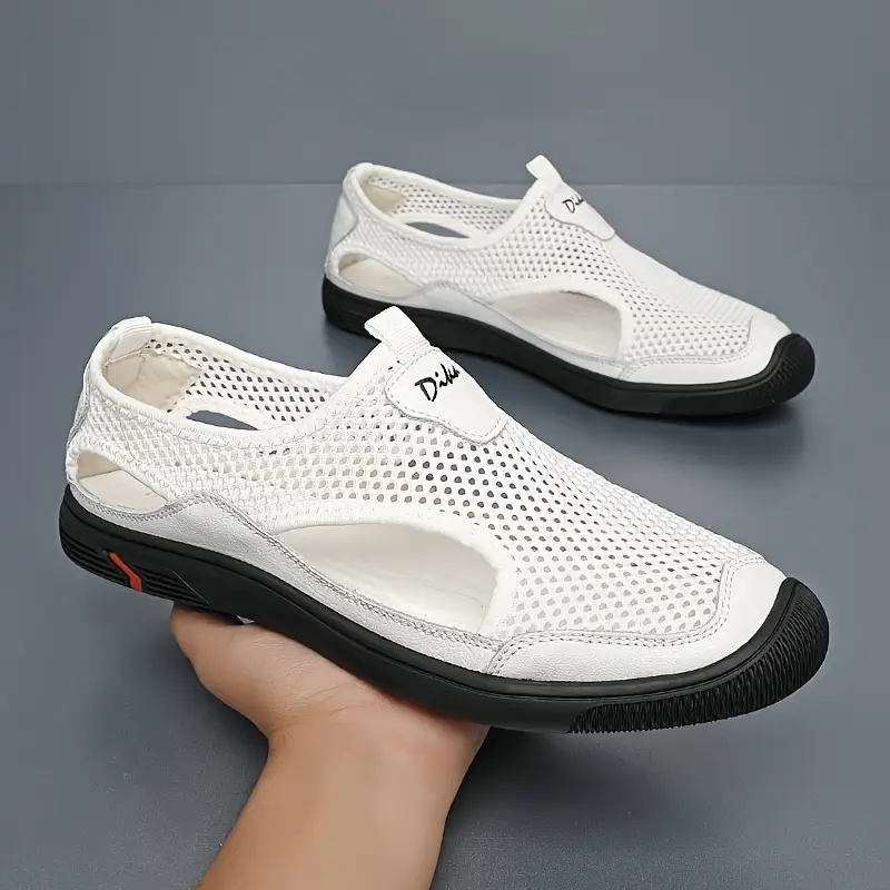 Men's Breathable Mesh Slip-On Hiking Shoes