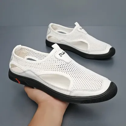 Men's Breathable Mesh Slip-On Hiking Shoes