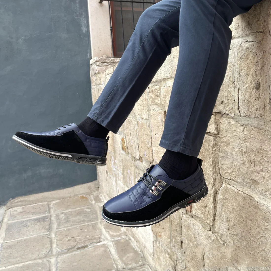 Men‘s Orthopedic Leather Shoes