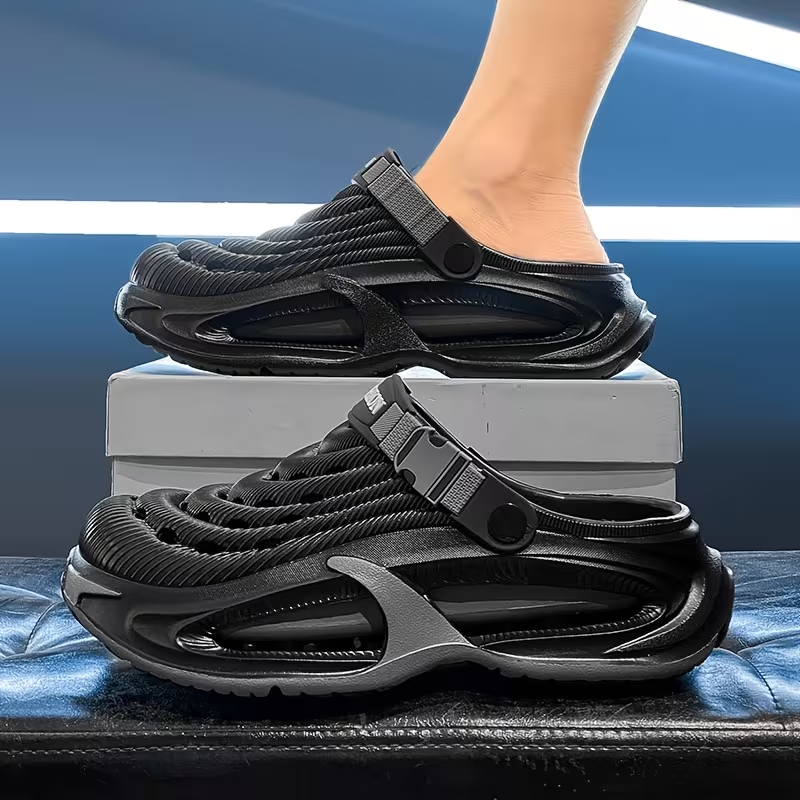 Air Cushion Hollow Chunky Clogs