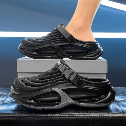 Air Cushion Hollow Chunky Clogs