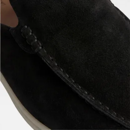 Men's Suede Mules – Backless Slip On Loafers Smart Casual Slides