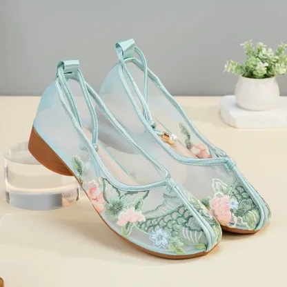 Hand Embroidered Breathable Sandals