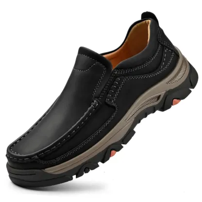 All-Day Comfort Casual Leather Slip On Loafers