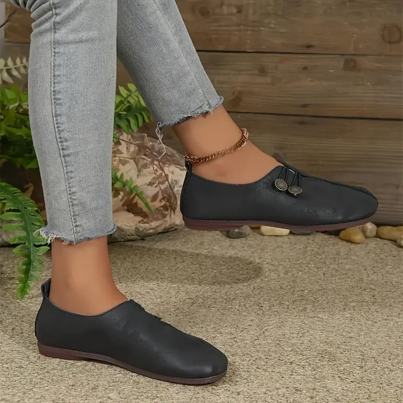Lightweight Women's Soft Sole Round Toe Flats