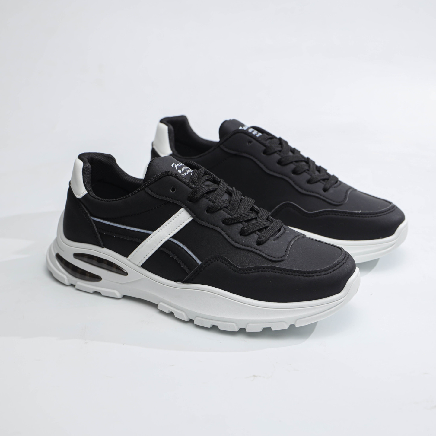 Men’s AIR Bubble Trainers, Lightweight Breathable Casual Sneakers Gym Sports Shoes, Lace Up Comfortable Durable Running Trainers