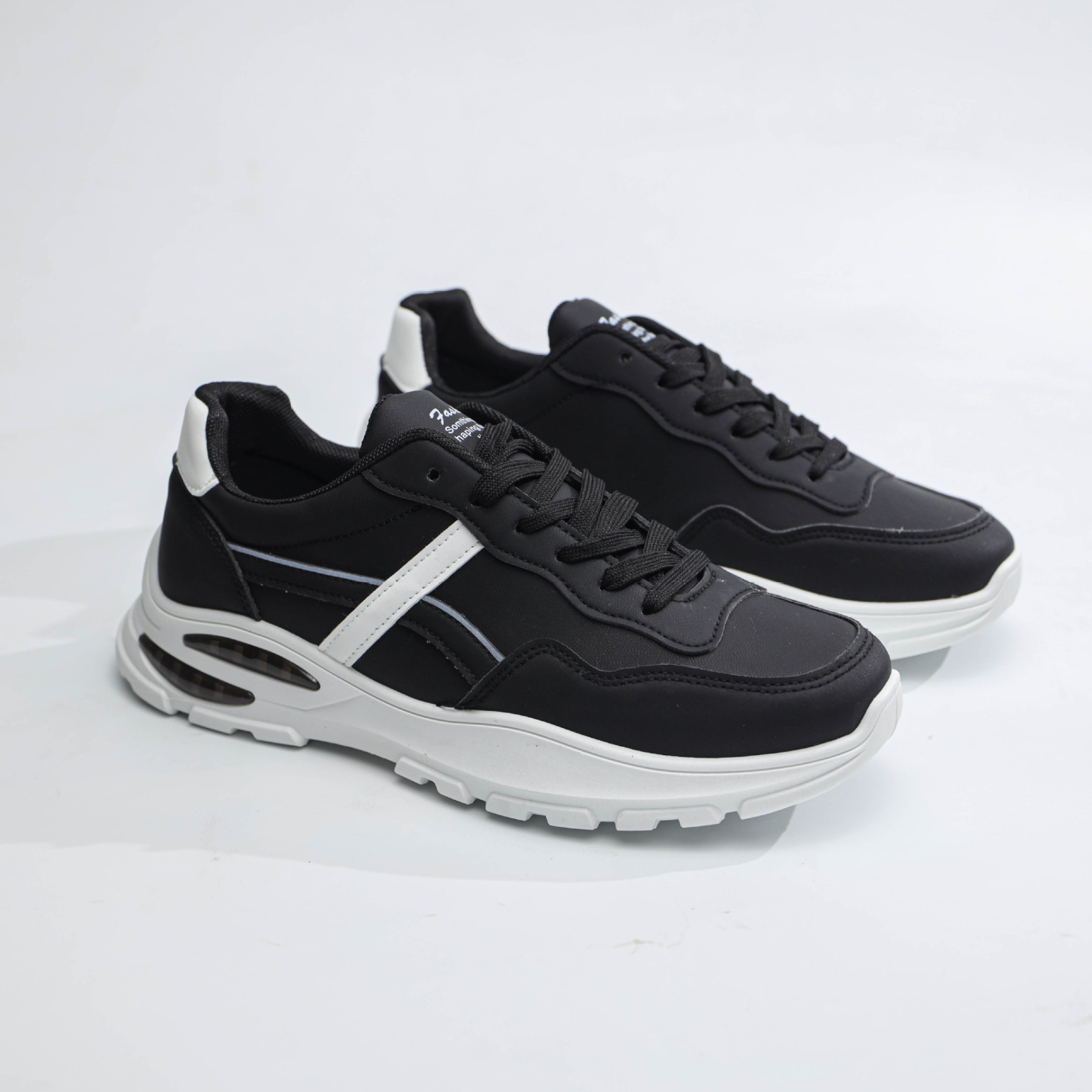 Men’s AIR Bubble Trainers, Lightweight Breathable Casual Sneakers Gym Sports Shoes, Lace Up Comfortable Durable Running Trainers