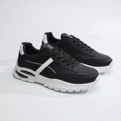 Men’s AIR Bubble Trainers, Lightweight Breathable Casual Sneakers Gym Sports Shoes, Lace Up Comfortable Durable Running Trainers