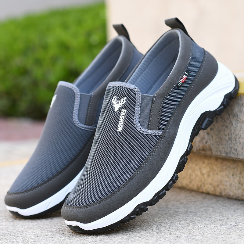 Men's Relaxed Fit Comfortable Lightweight Breathable Arch Support Walking Shoes
