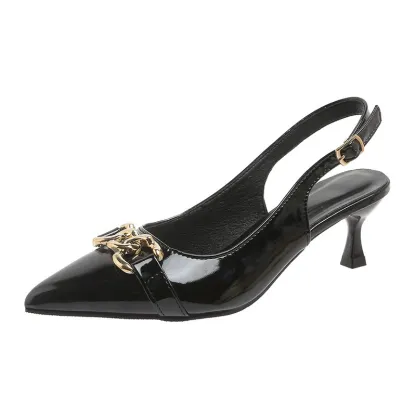 Elegant Solid Color Pointed Toe Stiletto Pumps