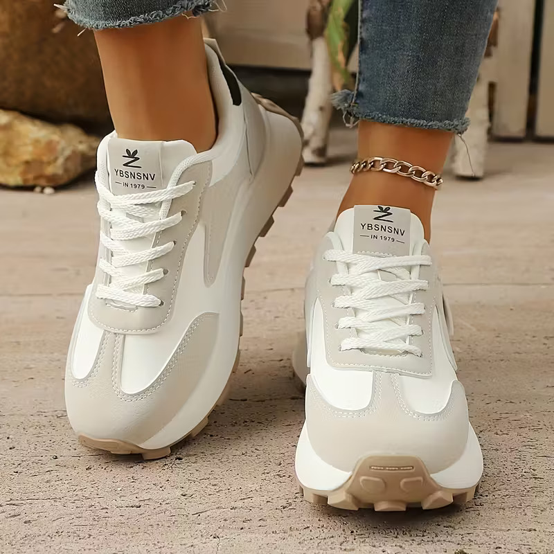 Women's All-Day Comfort Arch Support Cushioned Chunky Platform Running Walking Shoes