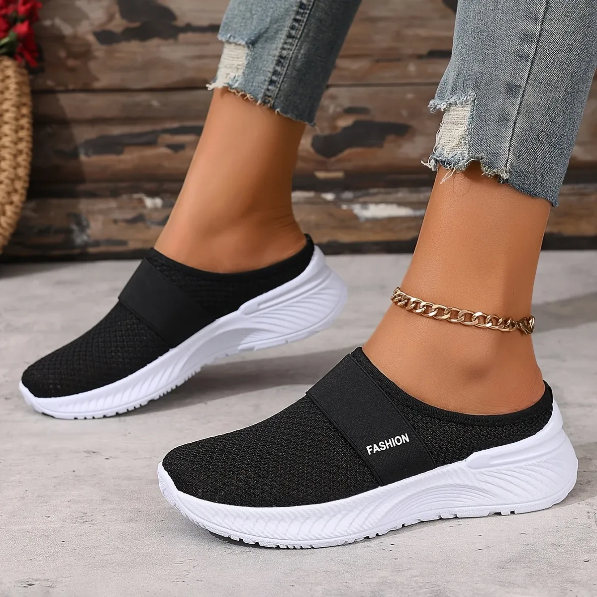 WOMEN'S SLIP-ON ORTHOPEDIC DIABETIC WALKING SHOES