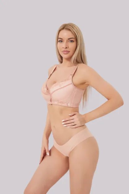 (BUY 1 GET 1 FREE)-EXTRA LIFT ULTIMATE LIFT STRETCH FULL FIGURE SEAMLESS LACE CUT OUT BRA