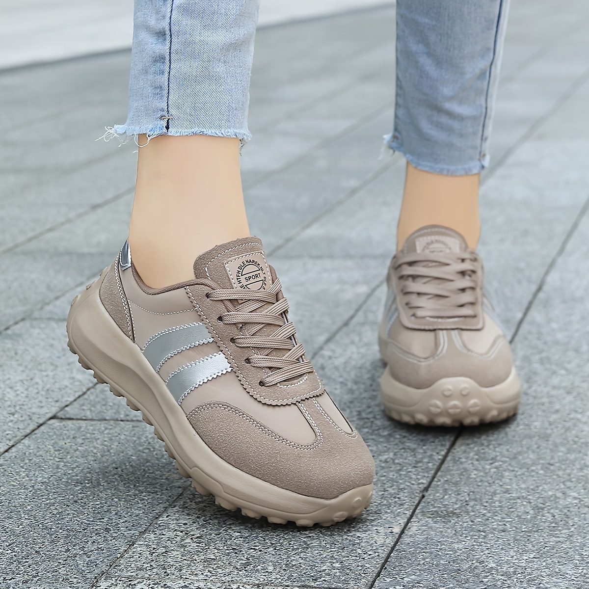 Women's All-Day Comfort Arch Support Cushioned Platform Wedge Sneakers