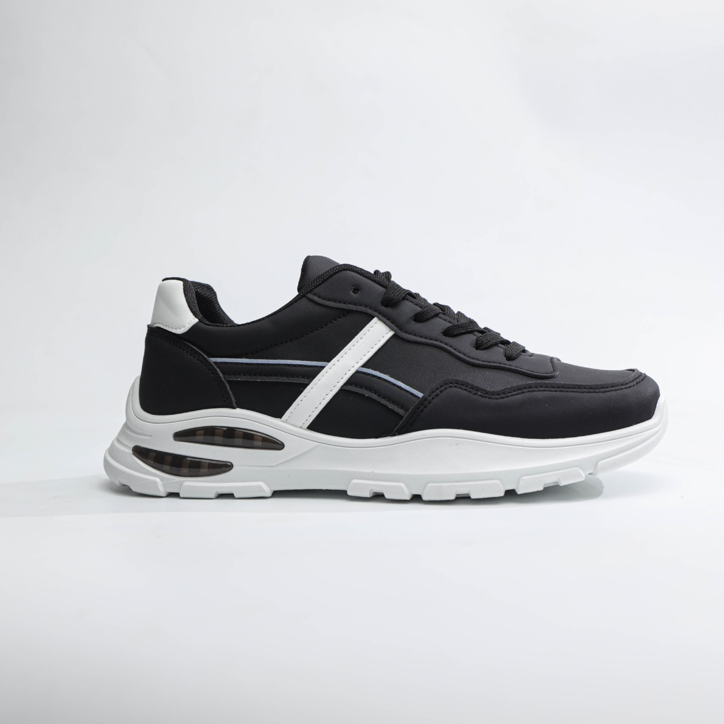 Men’s AIR Bubble Trainers, Lightweight Breathable Casual Sneakers Gym Sports Shoes, Lace Up Comfortable Durable Running Trainers