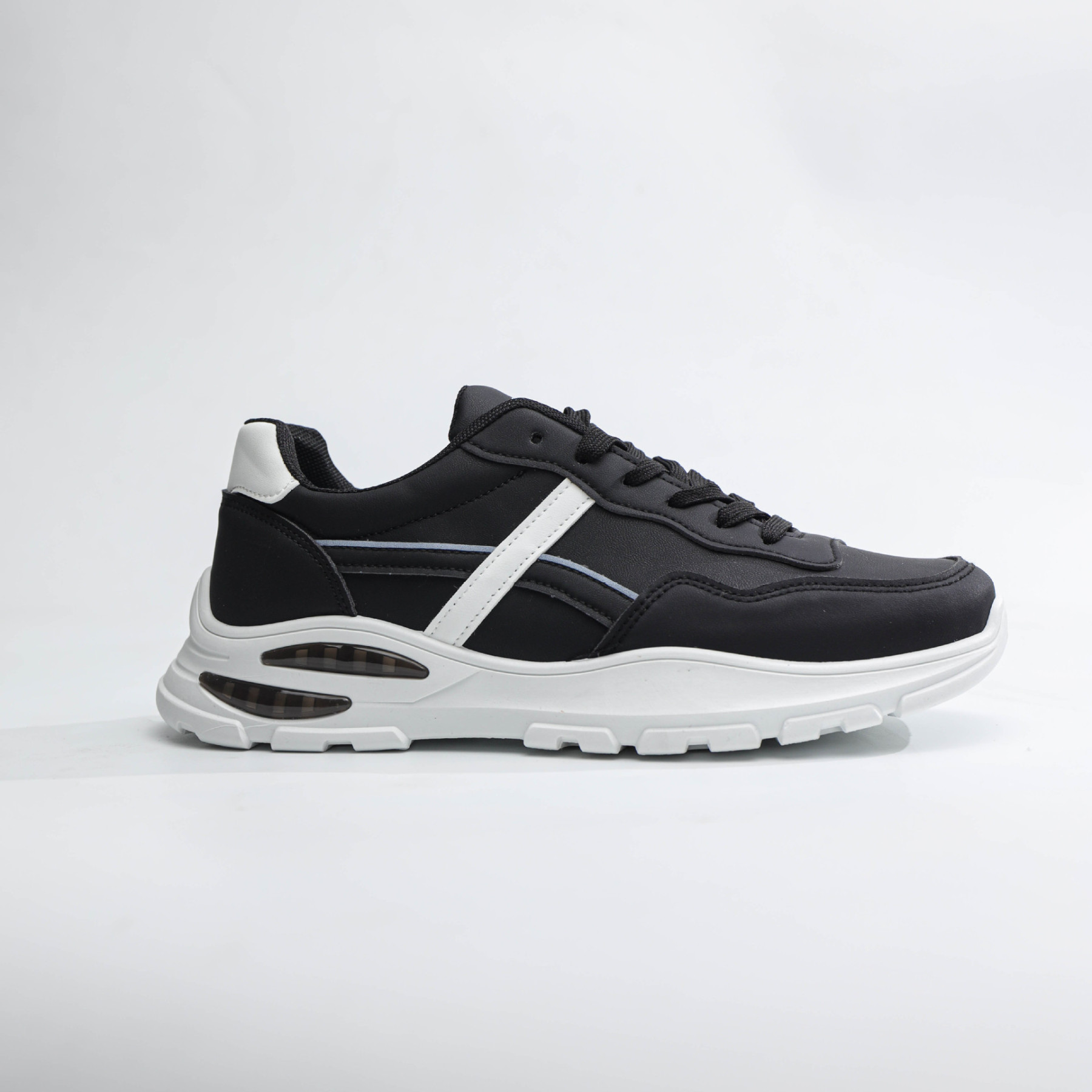 Men’s AIR Bubble Trainers, Lightweight Breathable Casual Sneakers Gym Sports Shoes, Lace Up Comfortable Durable Running Trainers