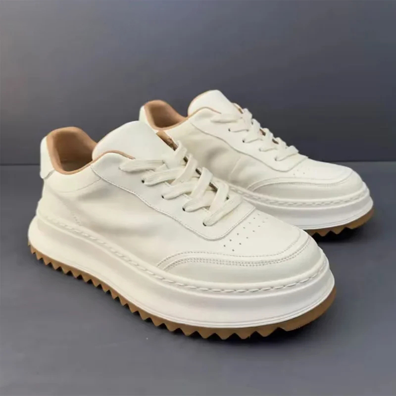 Retro Horsehide Soft Sole Casual Sneakers