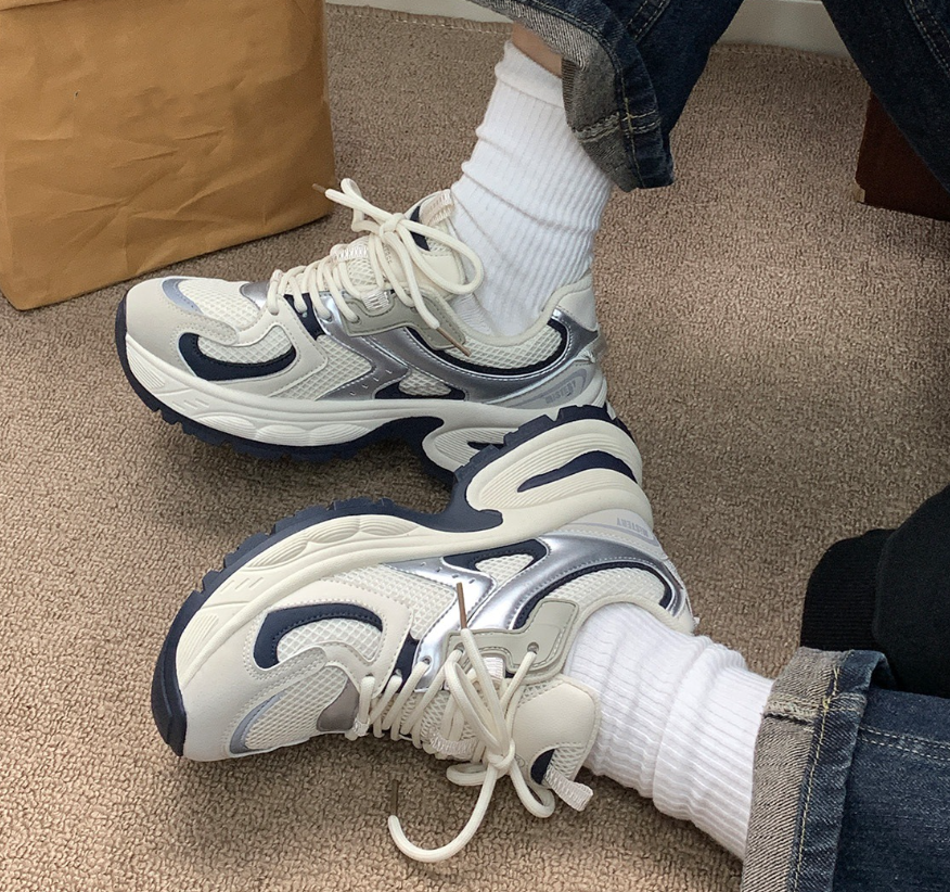 Thick Shoes Casual Sporty Breathable Height Increasing Sneakers