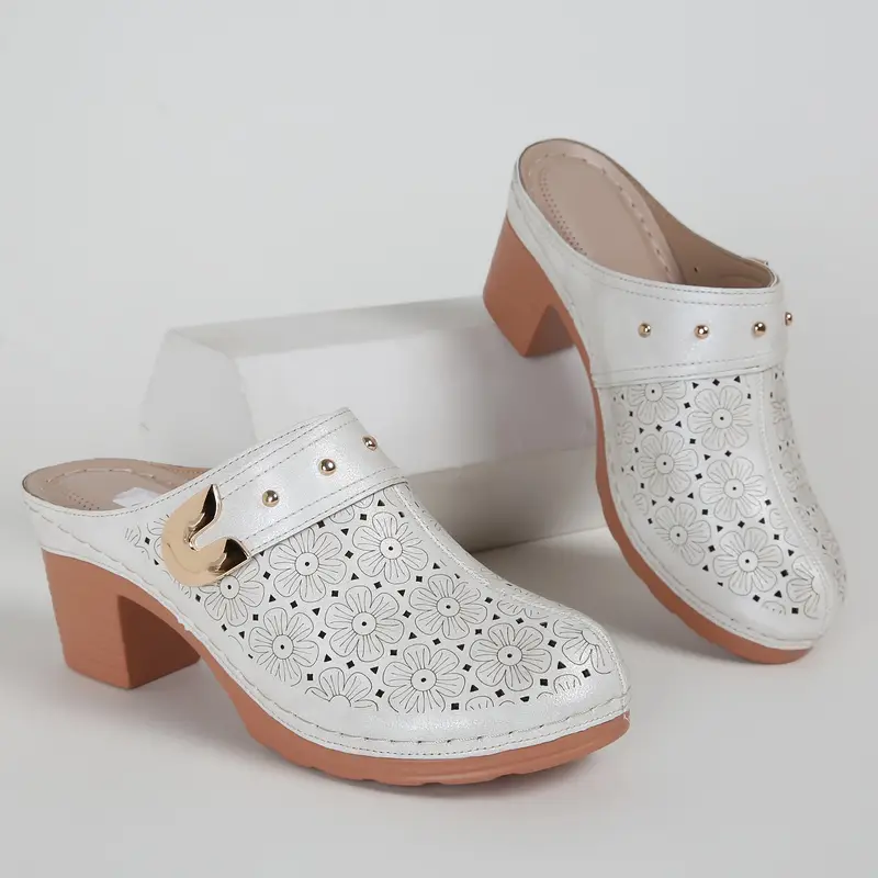 Womem’s Breathable Block Heel Sandals