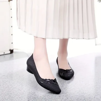 Elegant EVA Block Heel Flats for Women