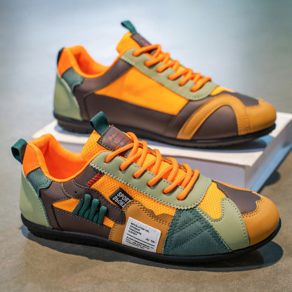 Men's Low-Top Lace-Up Urban Streetwear Shoes