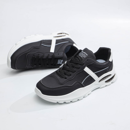 Men’s AIR Bubble Trainers, Lightweight Breathable Casual Sneakers Gym Sports Shoes, Lace Up Comfortable Durable Running Trainers