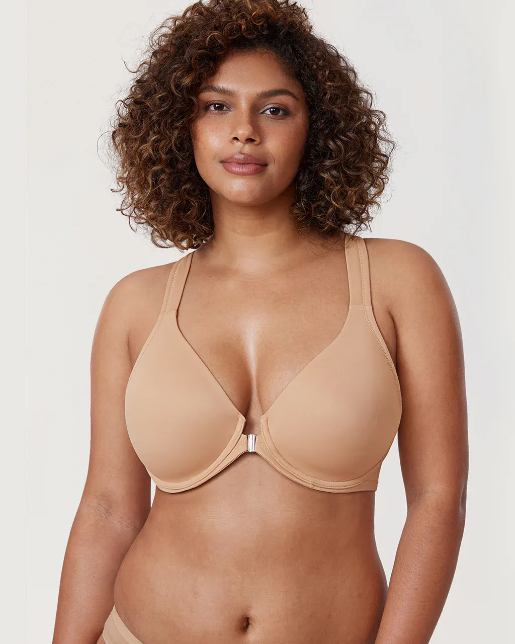 Plunge Racerback Front Closure Bra - Buy One Get One Free