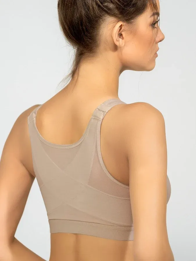 Back Support Posture Corrector Wireless Bra - Multi/Functional