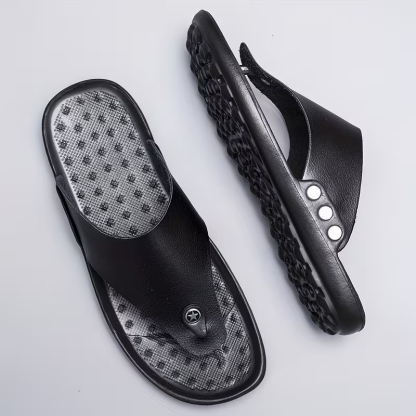 Men's Non-Slip Slip Leather Sandals