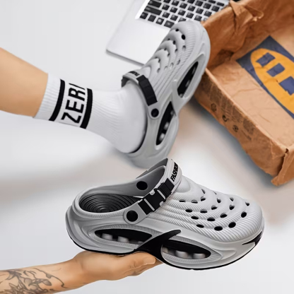 Air Cushion Hollow Chunky Clogs