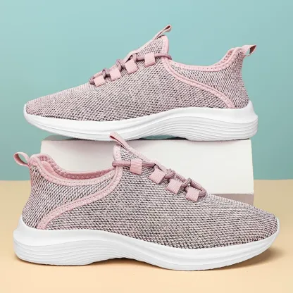 Women's Breathable Lace-up Running Shoes