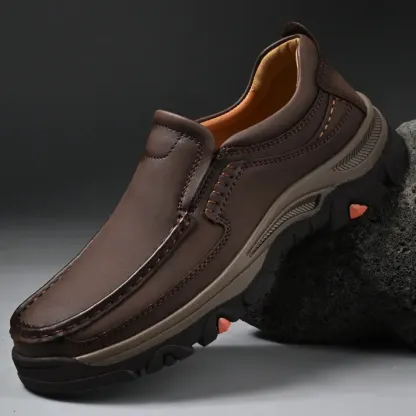 All-Day Comfort Casual Leather Slip On Loafers