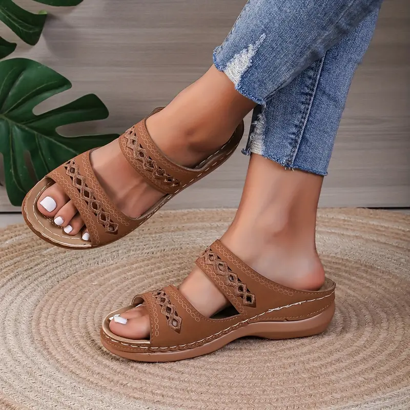 Women Comfortable Arch Support Slides