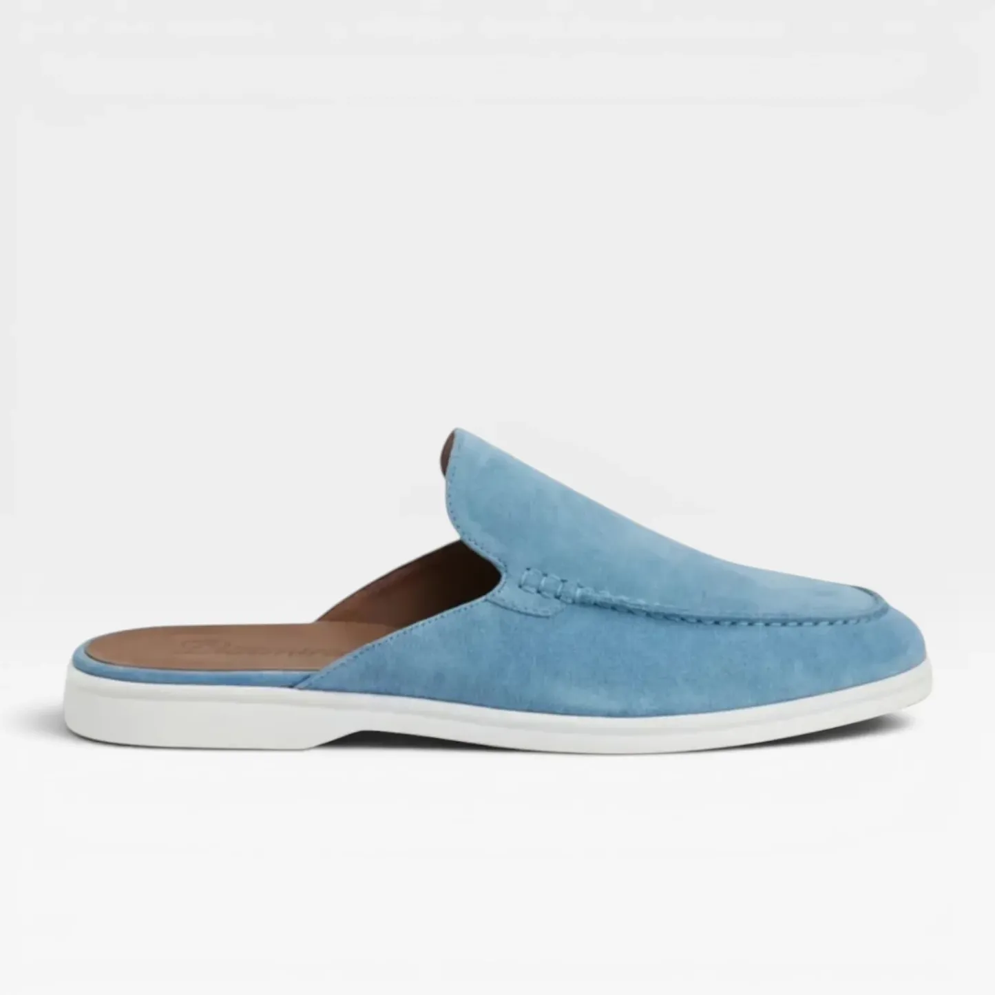 Men's Suede Mules – Backless Slip On Loafers Smart Casual Slides