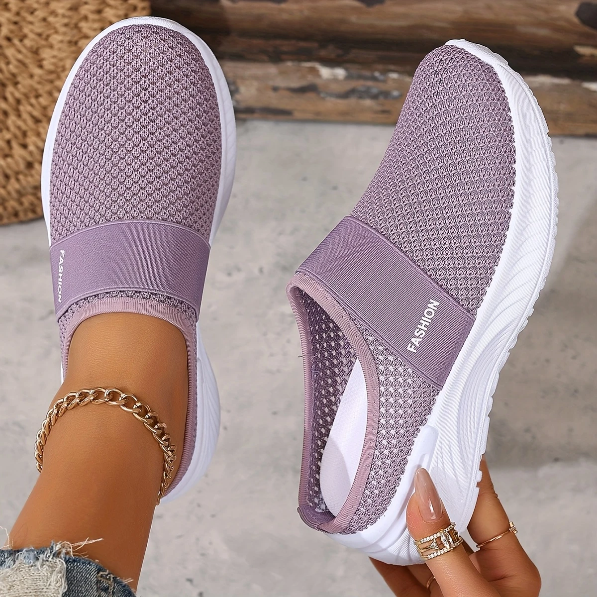 WOMEN'S SLIP-ON ORTHOPEDIC DIABETIC WALKING SHOES