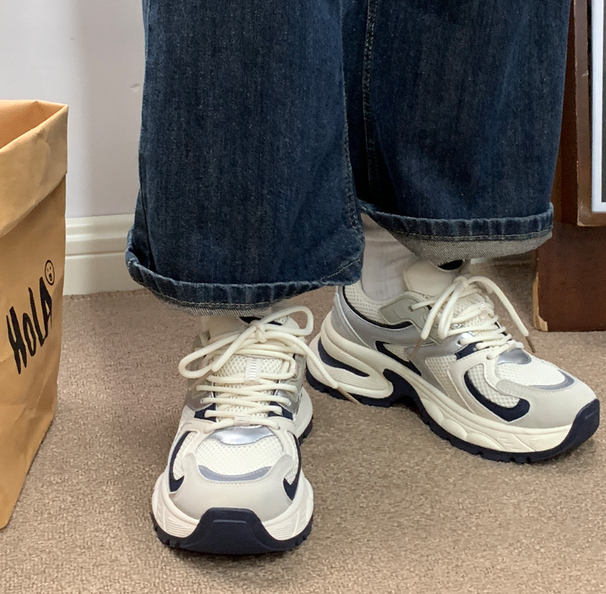 Thick Shoes Casual Sporty Breathable Height Increasing Sneakers