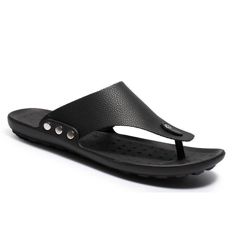 Men's Non-Slip Slip Leather Sandals