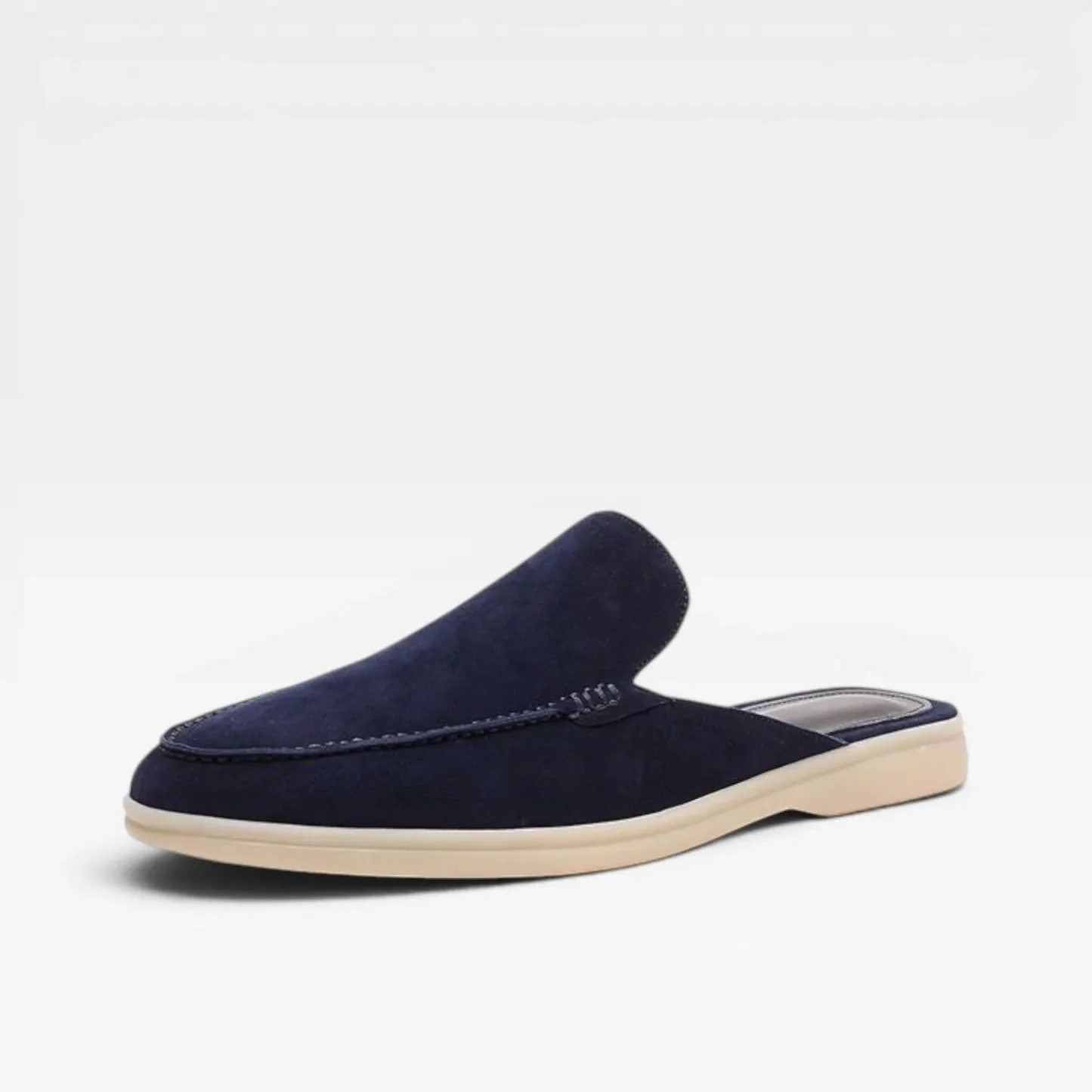 Men's Suede Mules – Backless Slip On Loafers Smart Casual Slides