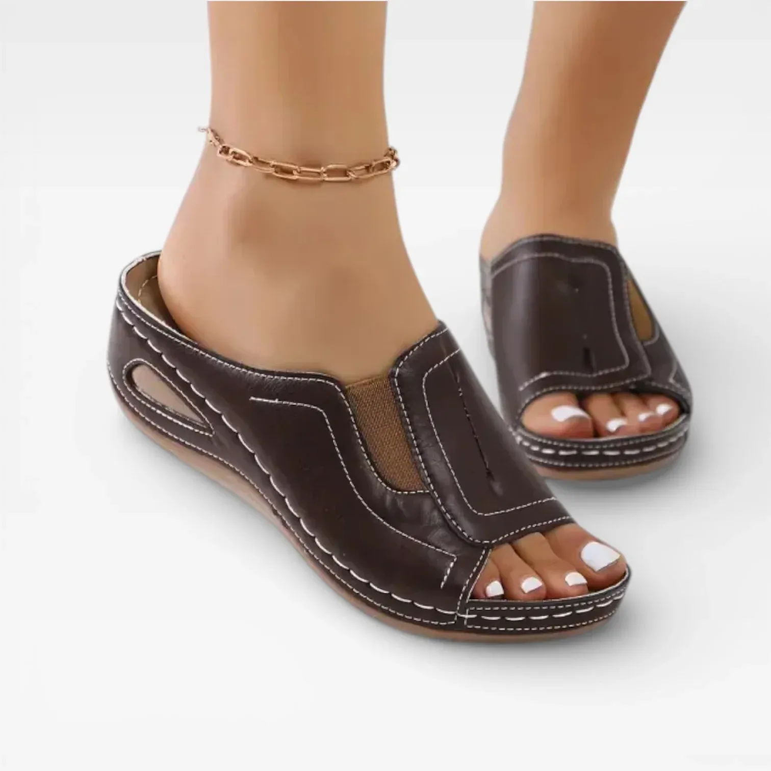 Women’s Casual Summer Sandals – Easy Slip-On Fit