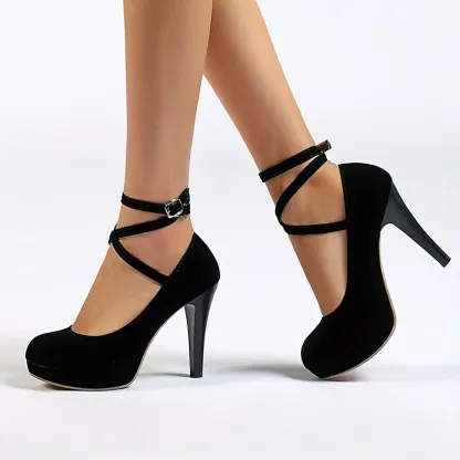 Women's Thick Bottom High Heels