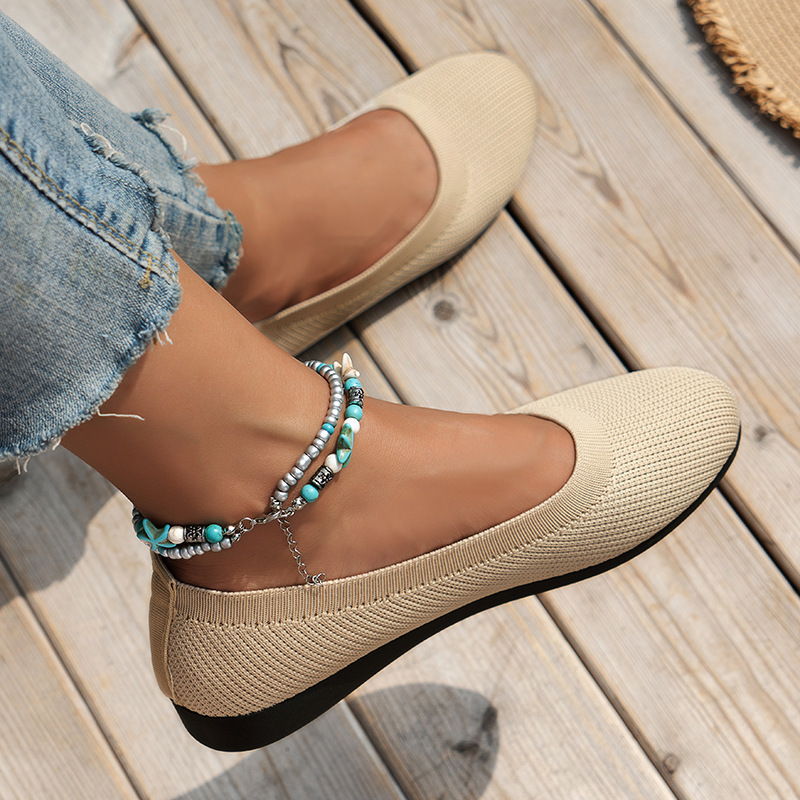 Women Comfortable Breathable Slip On Arch Support Non-Slip Casual Shoes